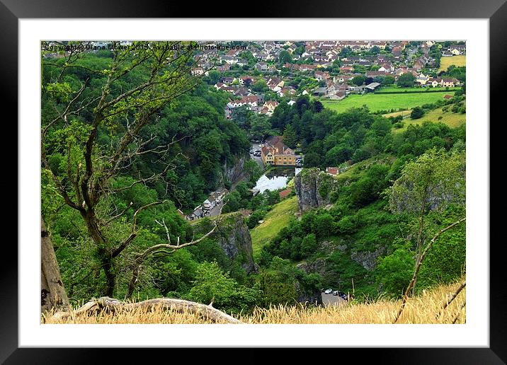  Cheddar Gorge  Framed Mounted Print by Diana Mower