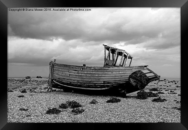  Dungeness Framed Print by Diana Mower
