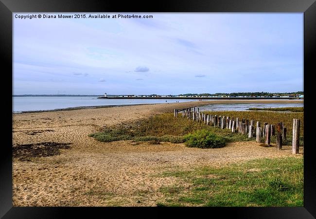  St Osyth and Brightlingsea Framed Print by Diana Mower