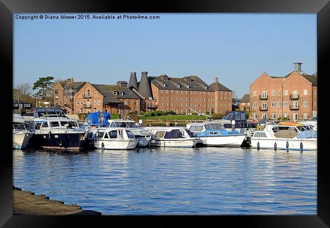  Oulton Broad Framed Print by Diana Mower