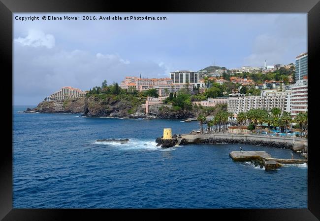 Funchal, Madeira Framed Print by Diana Mower