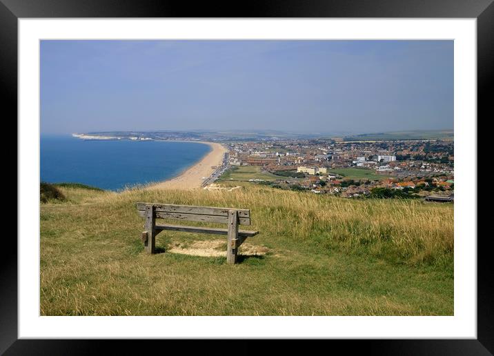 Seaford Head East Sussex Framed Mounted Print by Diana Mower