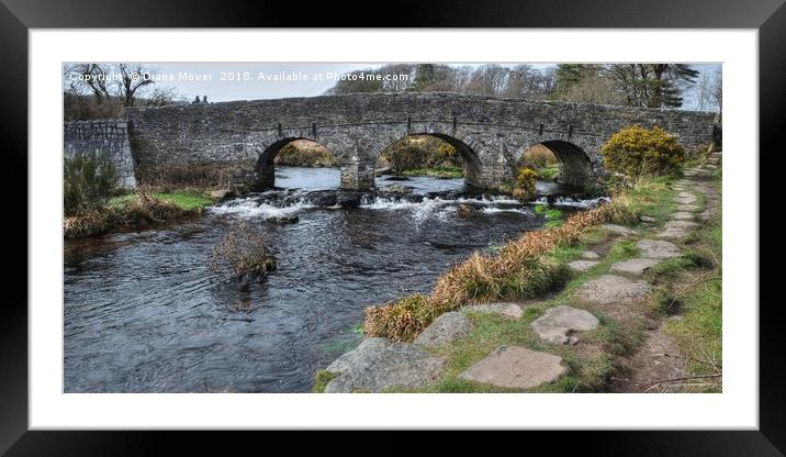 Postbridge, Dartmoor Framed Mounted Print by Diana Mower