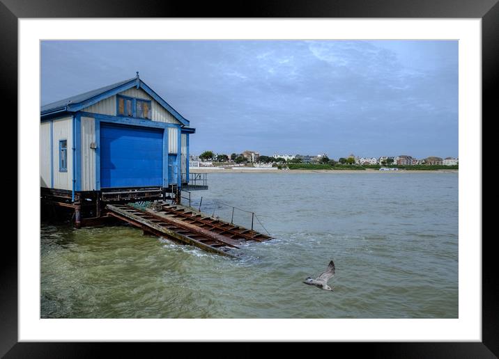 The Old Lifeboat Station Clacton Pier Framed Mounted Print by Diana Mower