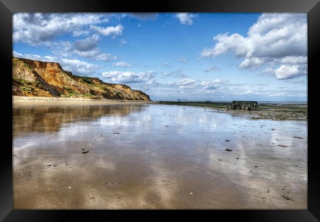 Walton Beach Essex Framed Print by Diana Mower