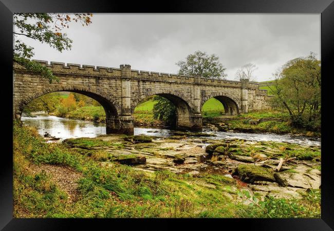 The Nidd Aquaduct Framed Print by Diana Mower