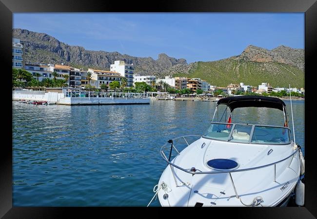 Puerto Pollenca Mallorca Framed Print by Diana Mower