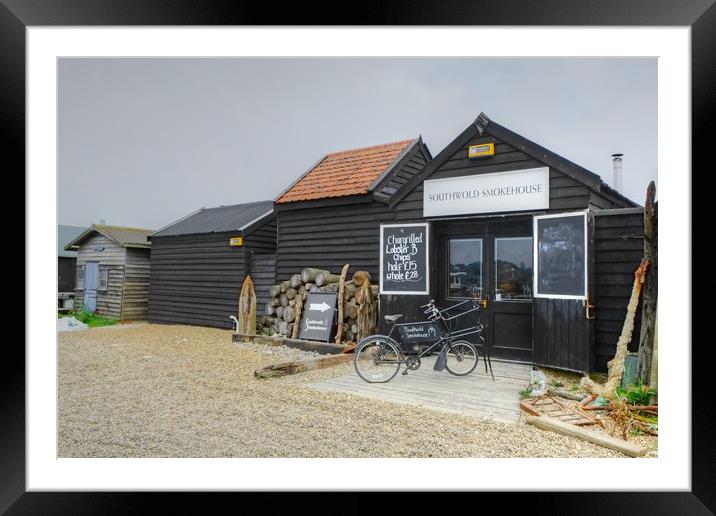 Southwold Smokehouse Framed Mounted Print by Diana Mower