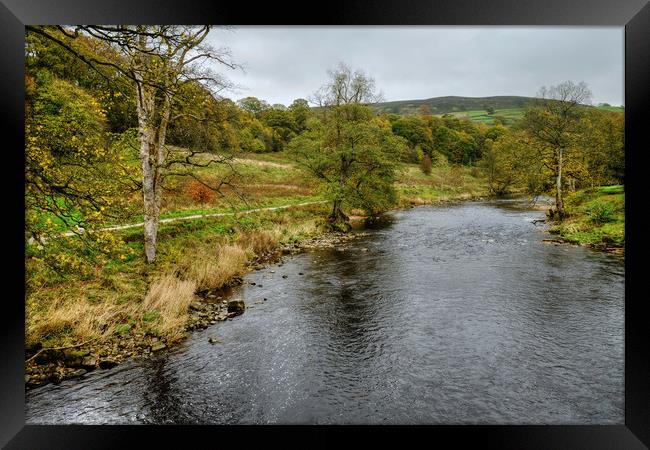 The River Wharfe Yorkshire Framed Print by Diana Mower