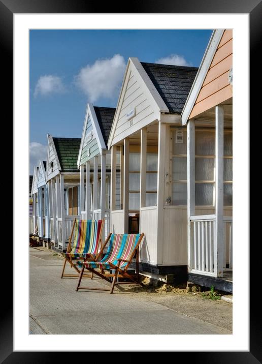 Relax in Southwold  Framed Mounted Print by Diana Mower