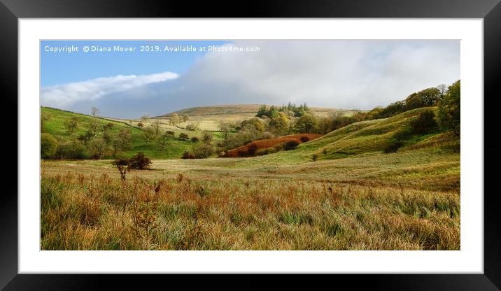  Malham Yorkshire Framed Mounted Print by Diana Mower