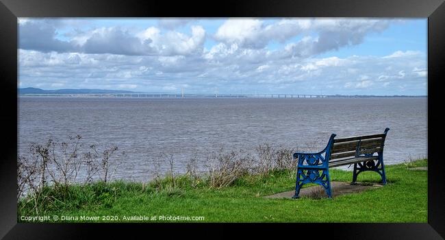 Battery Point view Portishead Somerset Framed Print by Diana Mower