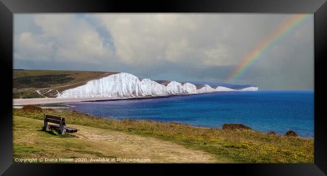 Seven Sisters Rainbow Framed Print by Diana Mower