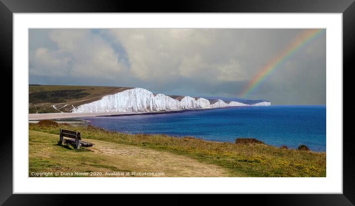 Seven Sisters Rainbow Framed Mounted Print by Diana Mower