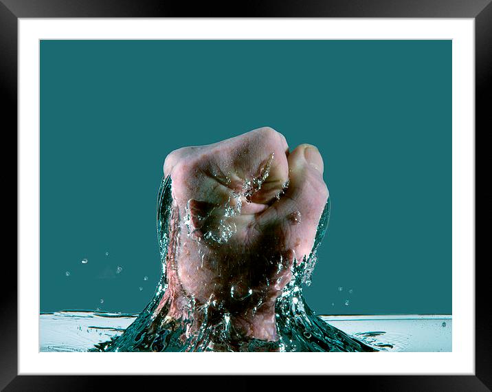 Power of water Framed Mounted Print by Shane Lewis