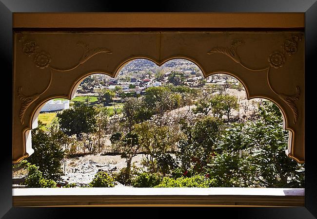 Arch with a view Framed Print by Arfabita  