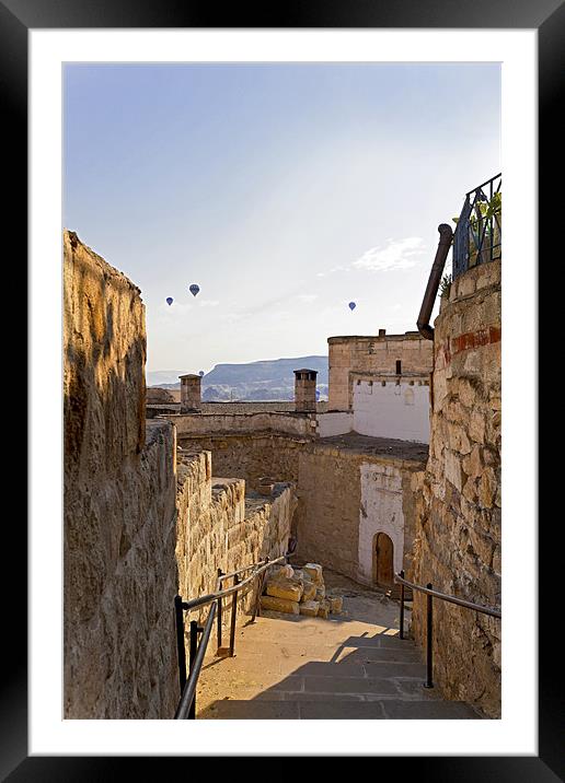 Alley of Balloons Framed Mounted Print by Arfabita  