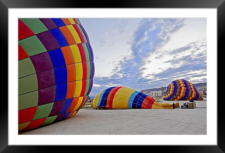 Refueling at day break Framed Mounted Print by Arfabita  