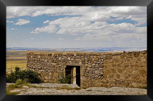 Wall door, wilderness nothing else Framed Print by Arfabita  