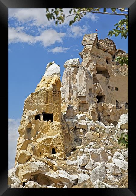 Limestone caves architecture Framed Print by Arfabita  
