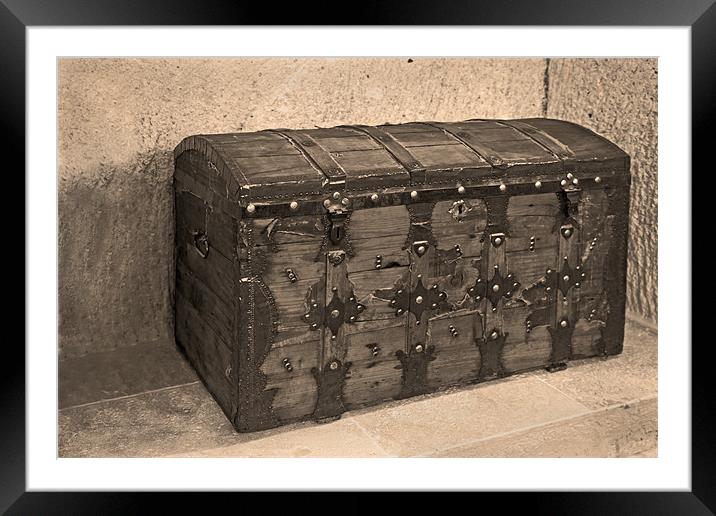 Treasure Chest its in the box Framed Mounted Print by Arfabita  