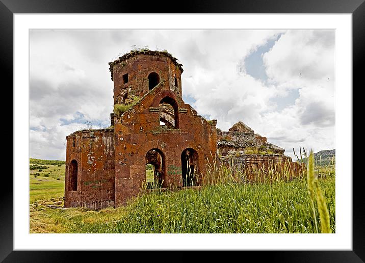 Grey Clouds over Kizil Kilsie Framed Mounted Print by Arfabita  