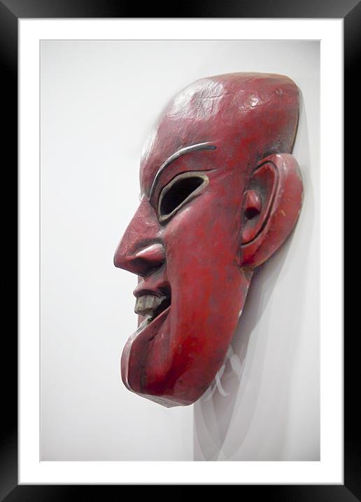 The Mask when you are smiling Framed Mounted Print by Arfabita  