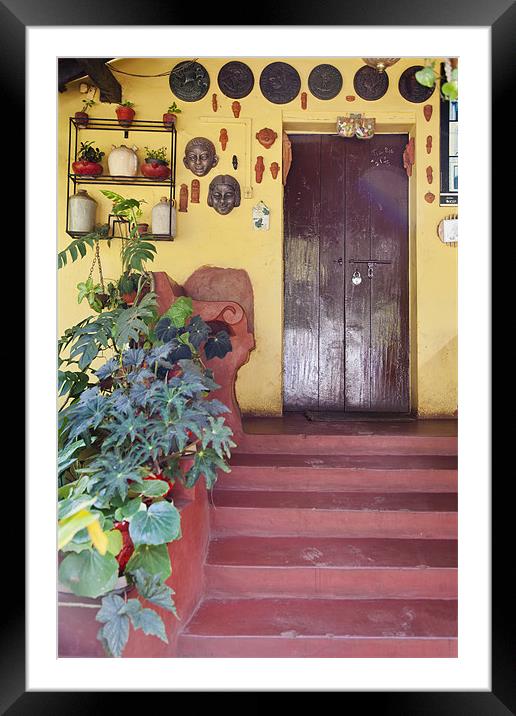 Doorway to Nostalgia Framed Mounted Print by Arfabita  