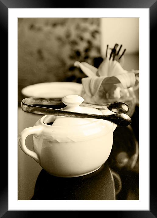 Ready for afternoon tea and biscuits Framed Mounted Print by Arfabita  