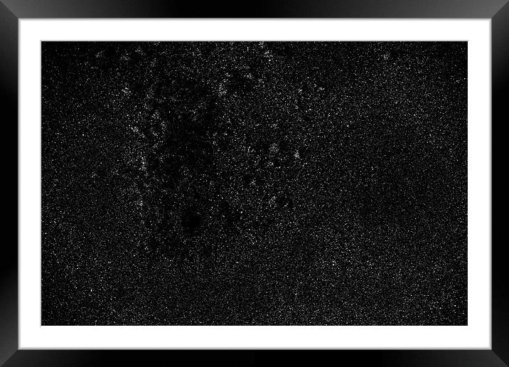 Ghost crab hole a Cosmos Story Framed Mounted Print by Arfabita  