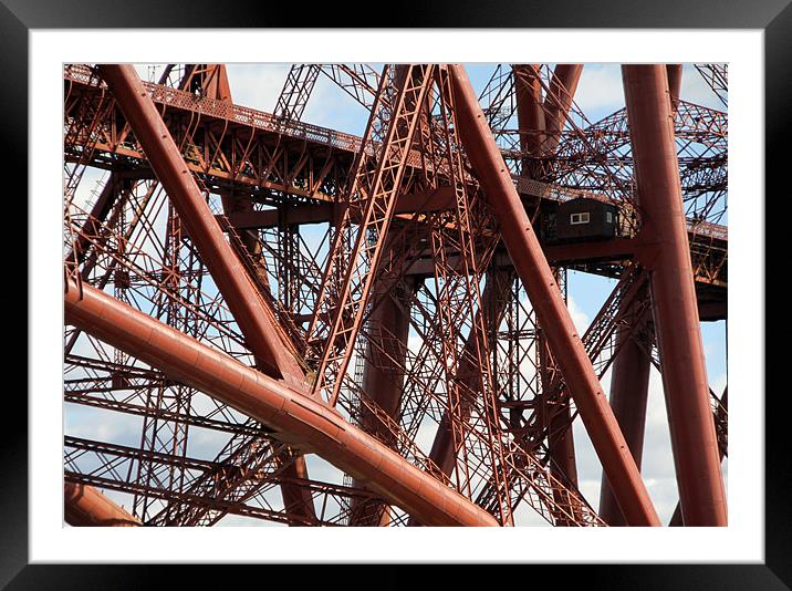 The Forth Rail Bridge Framed Mounted Print by Duncan Harley