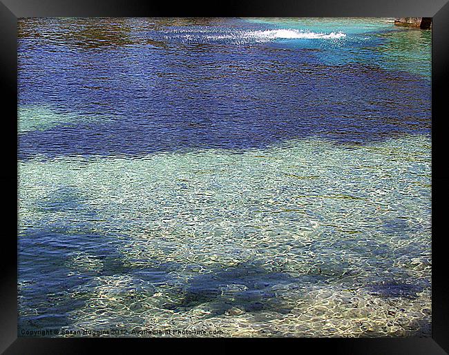 Blue Springs Vent Framed Print by Susan Medeiros