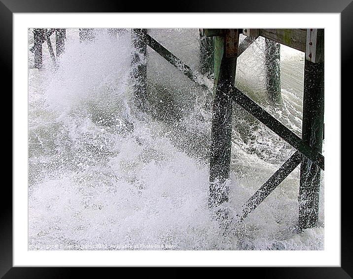 Aftermath of The waves Framed Mounted Print by Susan Medeiros