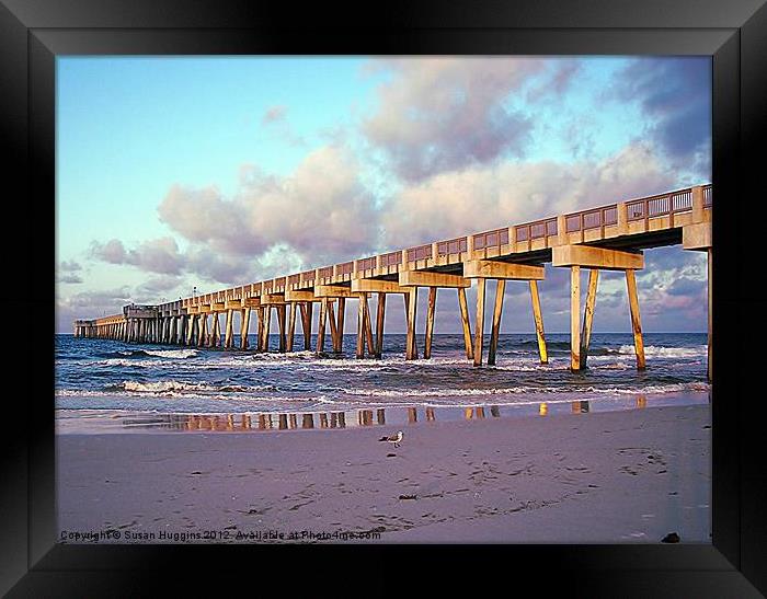 Silky Shore Framed Print by Susan Medeiros