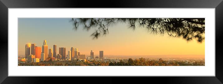 The Golden City Framed Mounted Print by Panas Wiwatpanachat