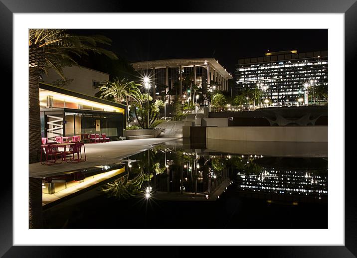 Reflection of Lights Framed Mounted Print by Panas Wiwatpanachat