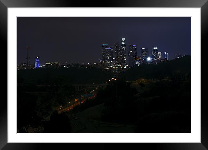 City on the Hill Framed Mounted Print by Panas Wiwatpanachat