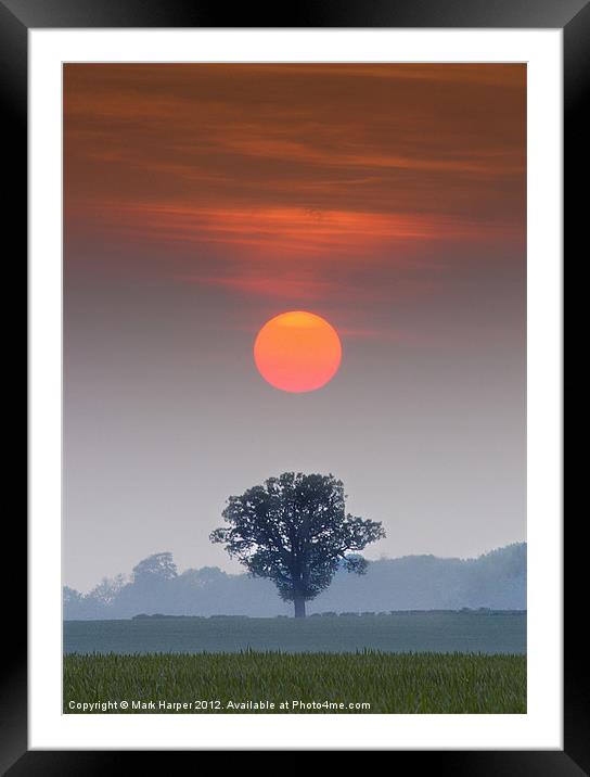 A perfect alignment. Framed Mounted Print by Mark Harper
