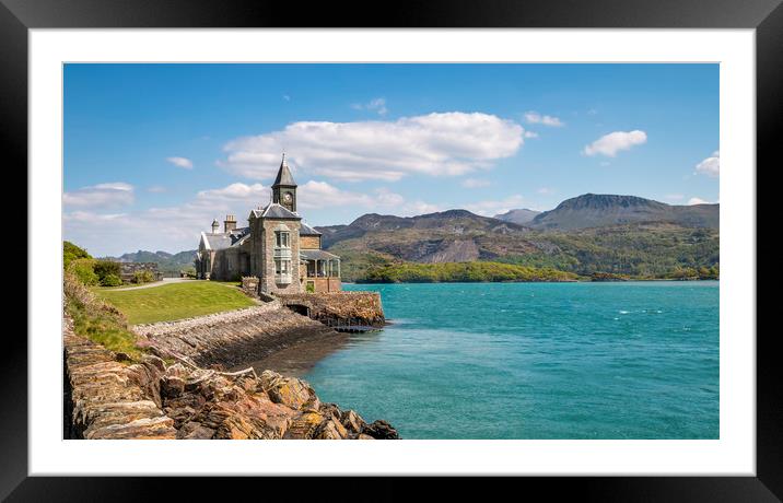 Mawddach Estuary Barmouth & Cadair Idris Wales Framed Mounted Print by paul lewis