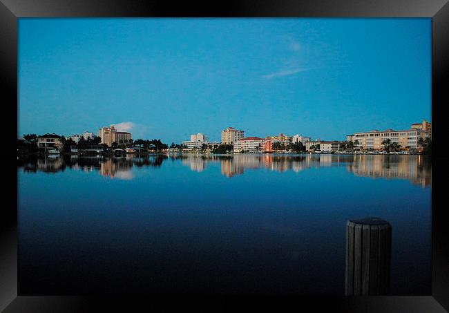 Naples Dawn, Florida Framed Print by David McBarnett