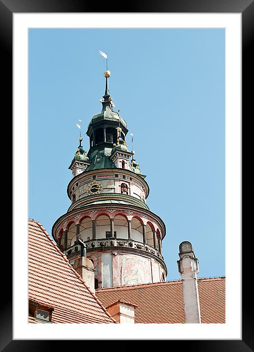 Cesky Krumlov Framed Mounted Print by Kerry Murray