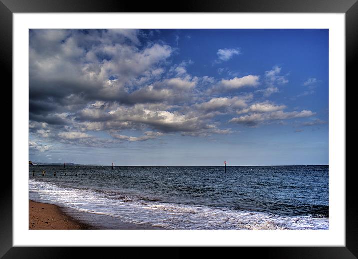 Teignmouth Seafront. Framed Mounted Print by Louise Wagstaff