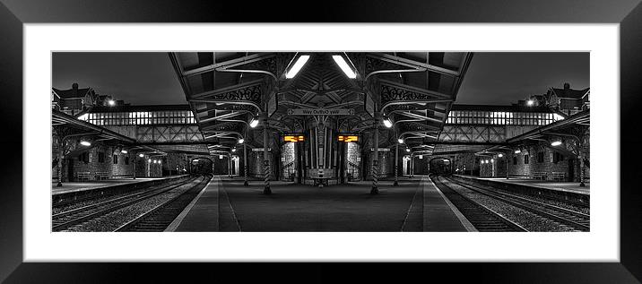 At The Station, Teignmouth. Framed Mounted Print by Louise Wagstaff