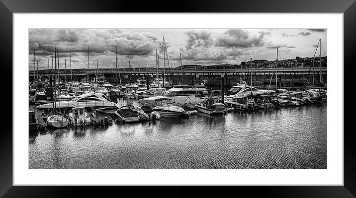 Torquay Harbour Framed Mounted Print by Louise Wagstaff