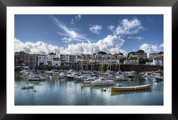 Paignton Harbor, Devon Framed Mounted Print by Louise Wagstaff