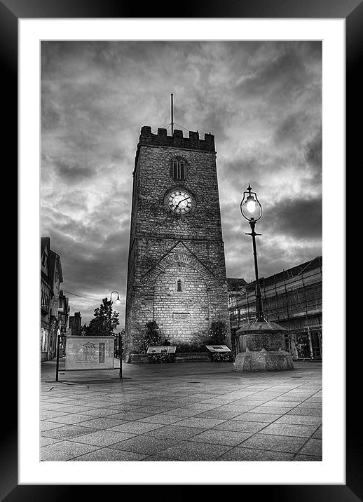 St Leonard's Tower, Mono Framed Mounted Print by Louise Wagstaff