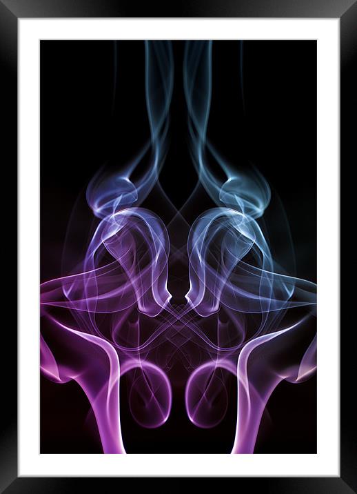 Smoke Photography #1 Framed Mounted Print by Louise Wagstaff
