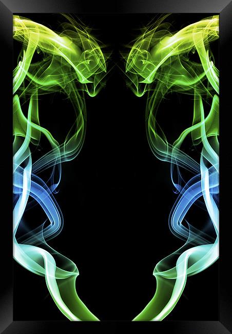 Smoke Photography #36 Framed Print by Louise Wagstaff