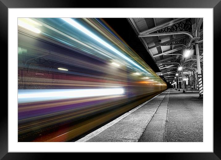 Speed. Framed Mounted Print by Louise Wagstaff