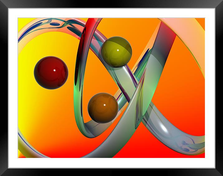 abstract art Framed Mounted Print by bm dino
